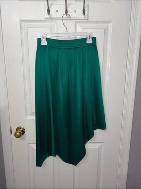 Green Asymmetric Alice and Olivia Women's Skirt